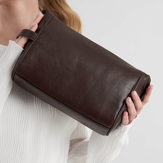 Несессер Dr.Koffer из натуральной кожи коричневый