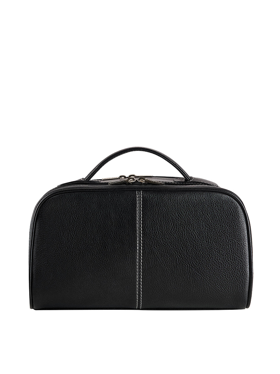 Несессер Dr. Koffer из натуральной кожи черный