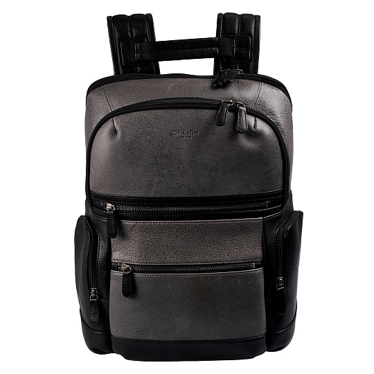 Рюкзак Dr.Koffer из натуральной кожи серый