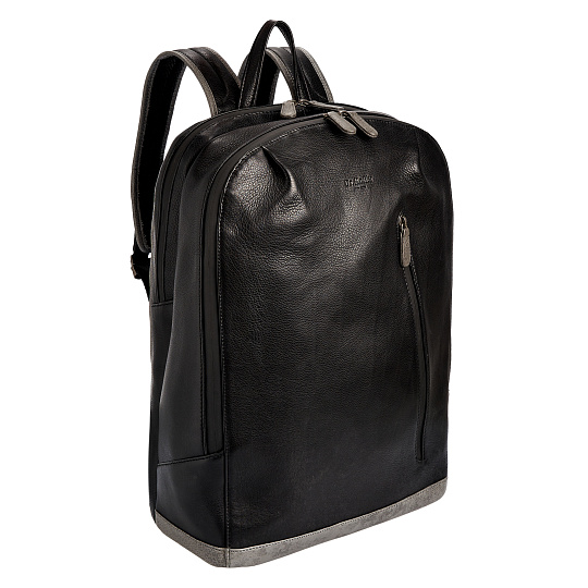 Рюкзак Dr.Koffer из натуральной кожи черный