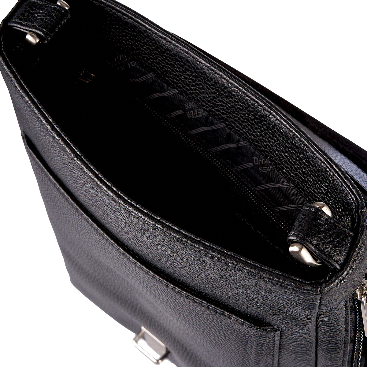 Сумка планшет Dr.Koffer из натуральной кожи черный