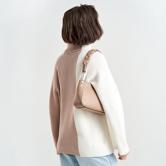 Женская сумка Dr. Koffer из натуральной кожи коричневая