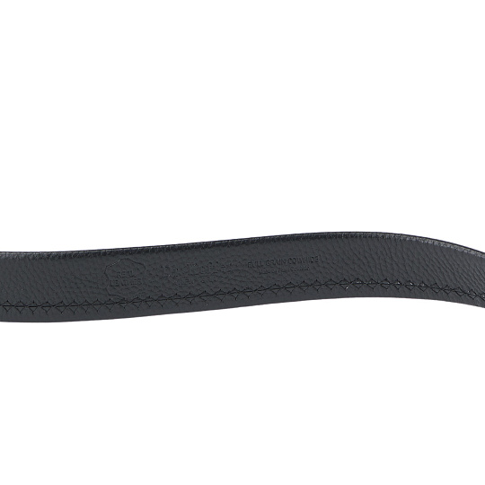 Ремень Dr. Koffer из натуральной кожи черный