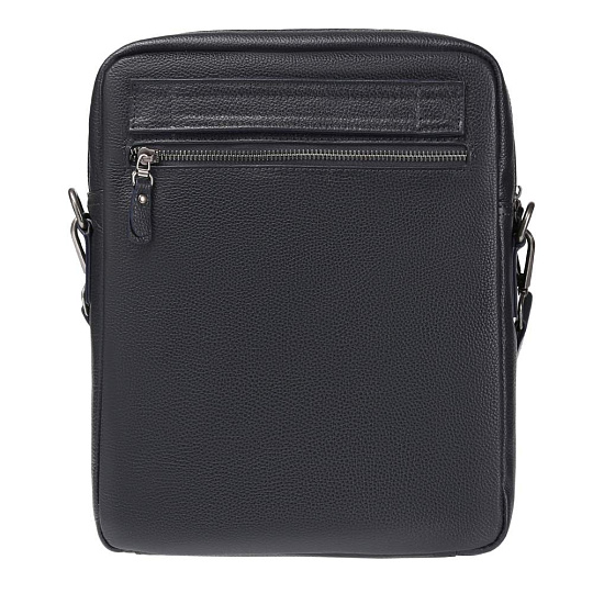 Сумка через плечо Dr.Koffer из натуральной кожи синяя