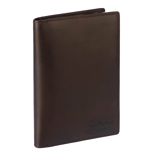 Обложка для паспорта/автодок из натуральной кожи Dr. Koffer