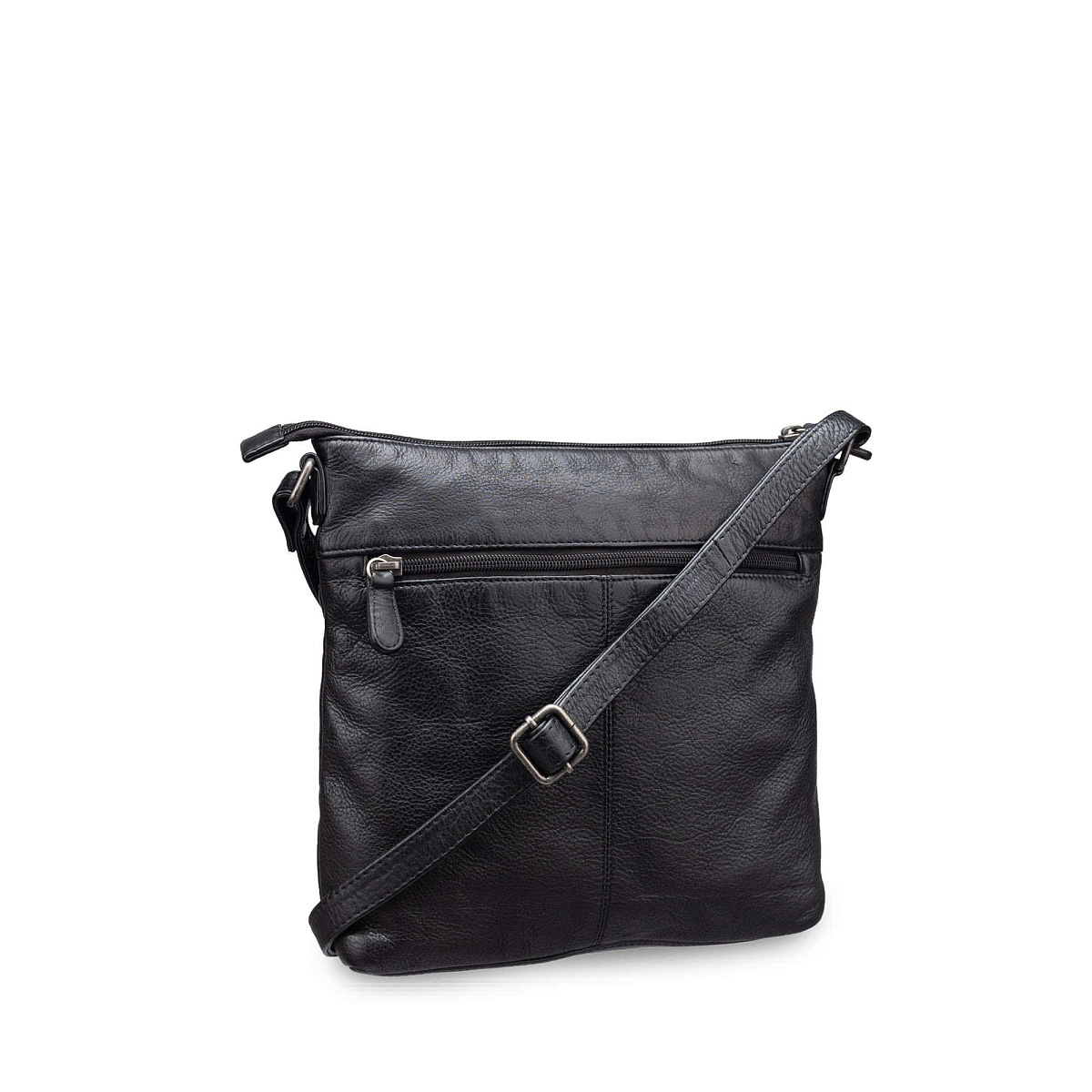 Сумка через плечо Dr.Koffer из натуральной кожи черная