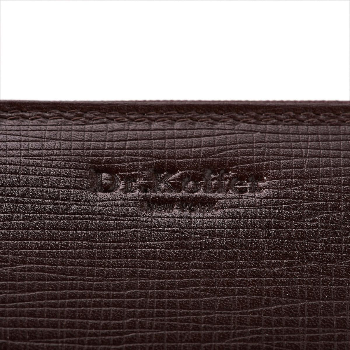 Портмоне Dr.Koffer из натуральной кожи коричневое