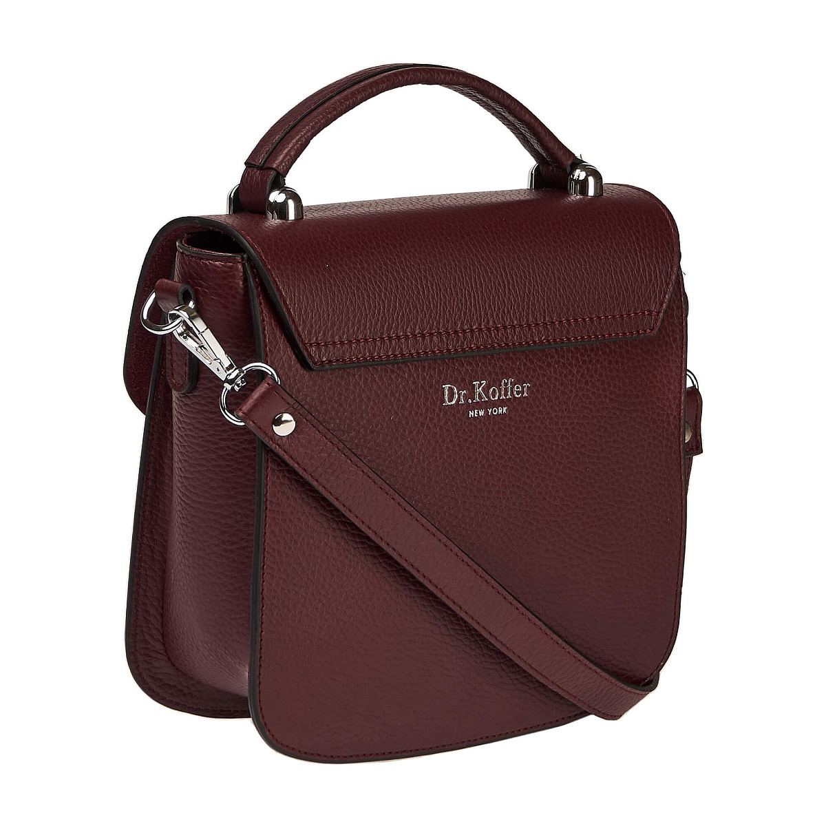 Бордовый сэтчел Dr.Koffer 5546S-03
