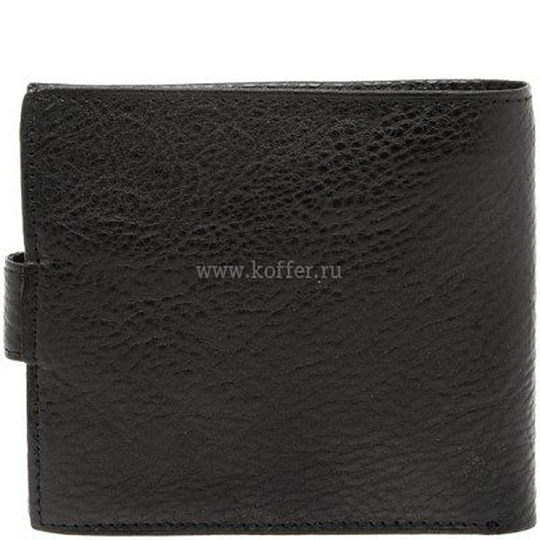 Портмоне Dr.Koffer из натуральной кожи черное
