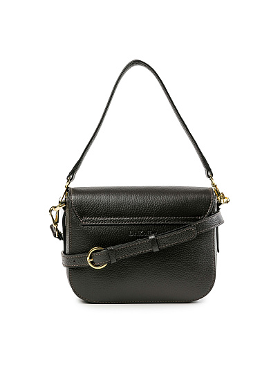 Женская сумка Dr.Koffer из натуральной кожи темно-коричневая