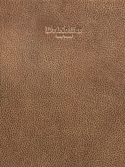 Сумка для документов Dr. Koffer из натуральной кожи коричневая