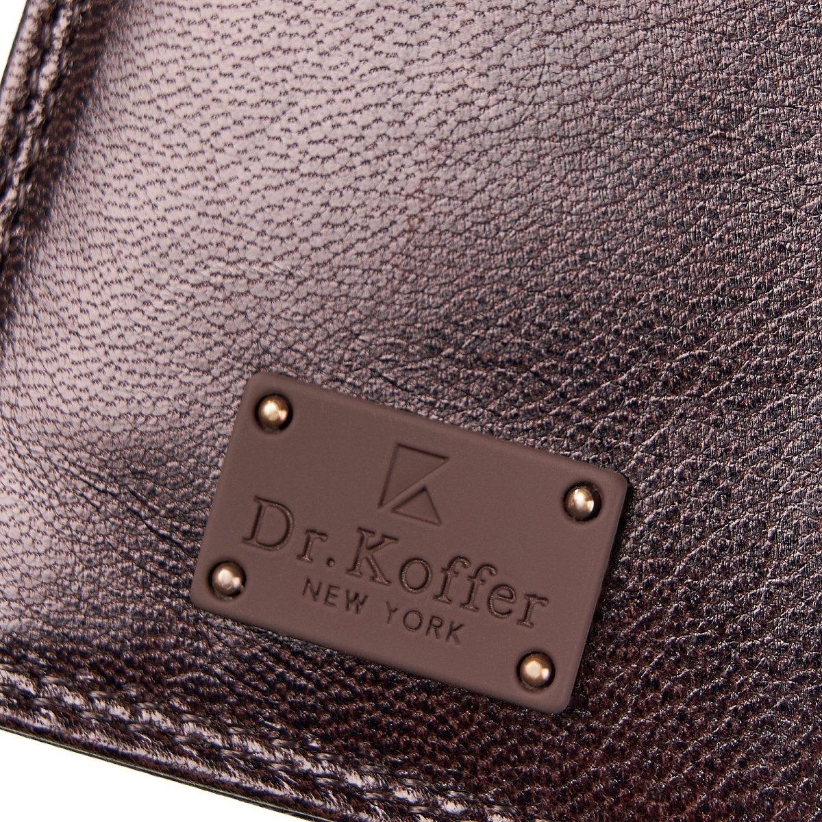 Кредитница Dr.Koffer из натуральной кожи коричневая