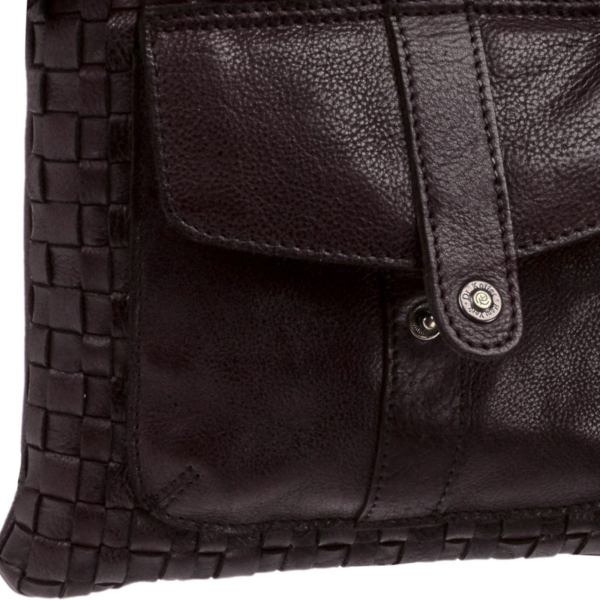 Сумка через плечо Dr.Koffer из натуральной кожи коричневая