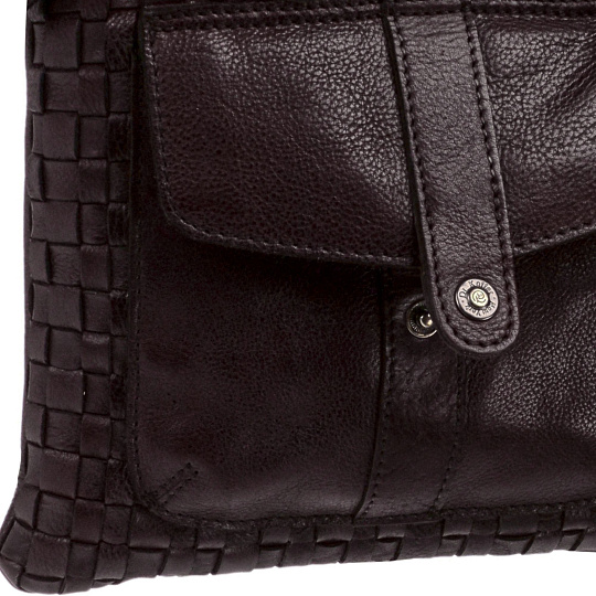 Сумка через плечо Dr.Koffer из натуральной кожи коричневая