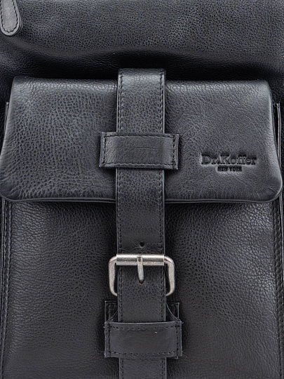 Рюкзак Dr.Koffer из натуральной кожи черный