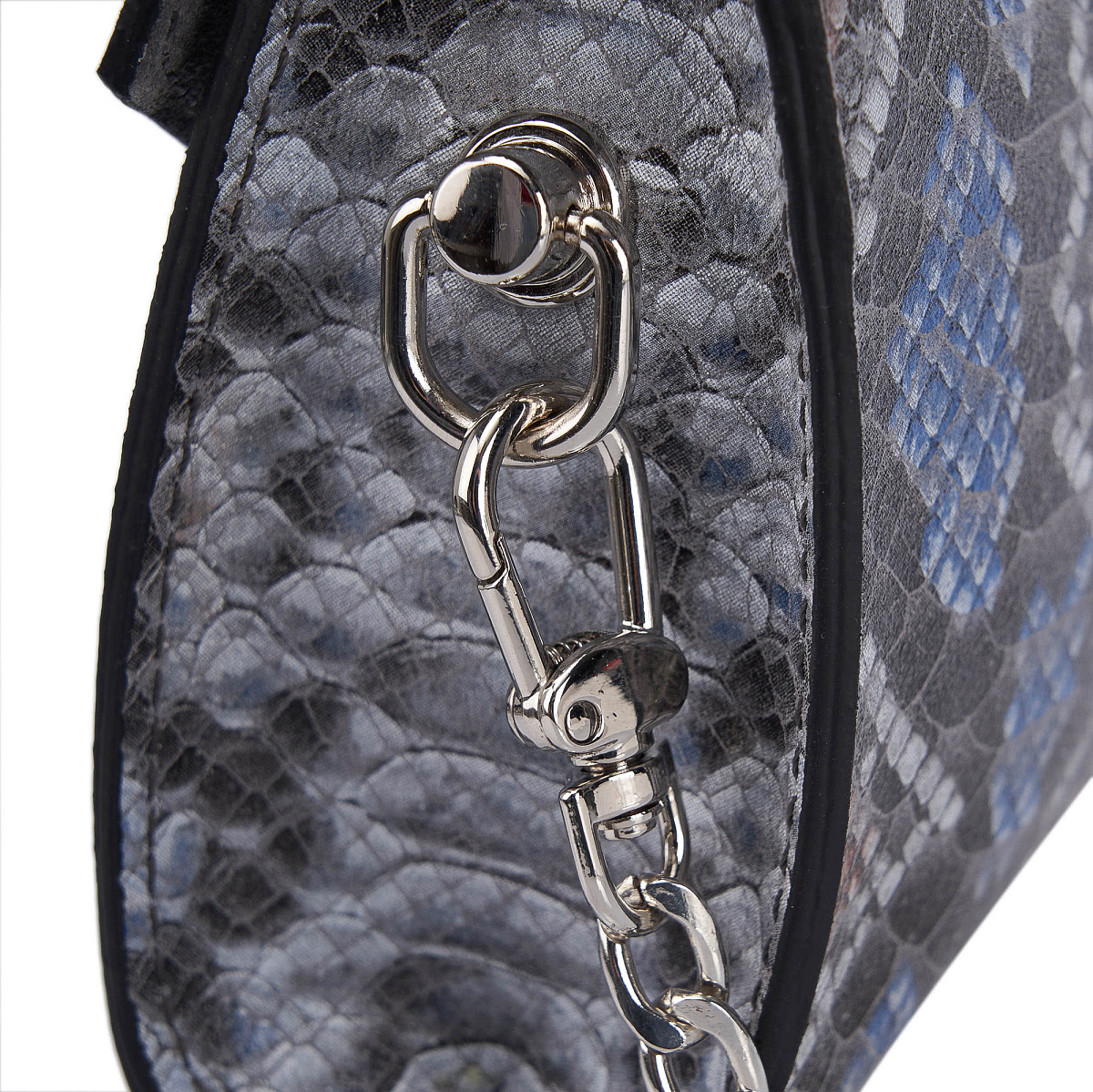 Женская сумка Dr. Koffer из натуральной кожи серая