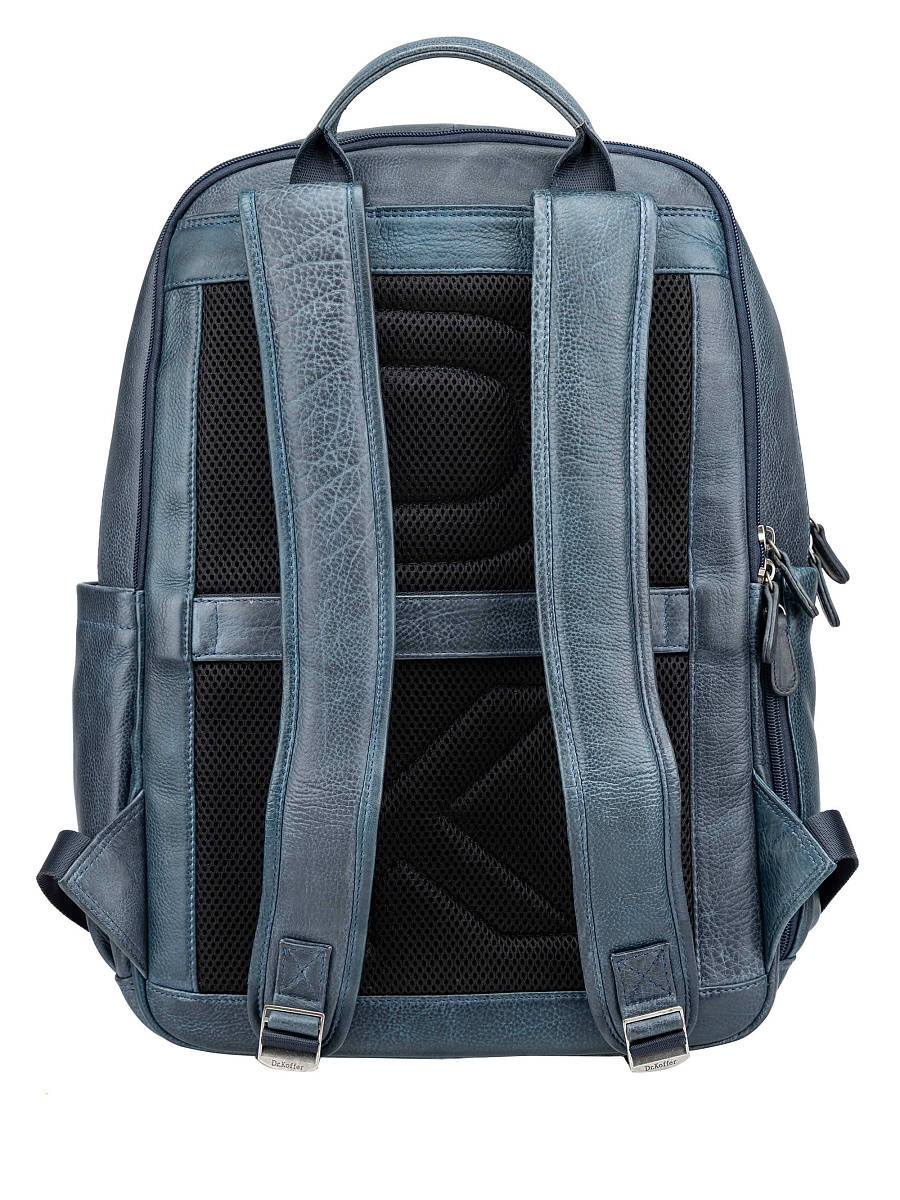 Рюкзак Dr. Koffer из натуральной кожи синий