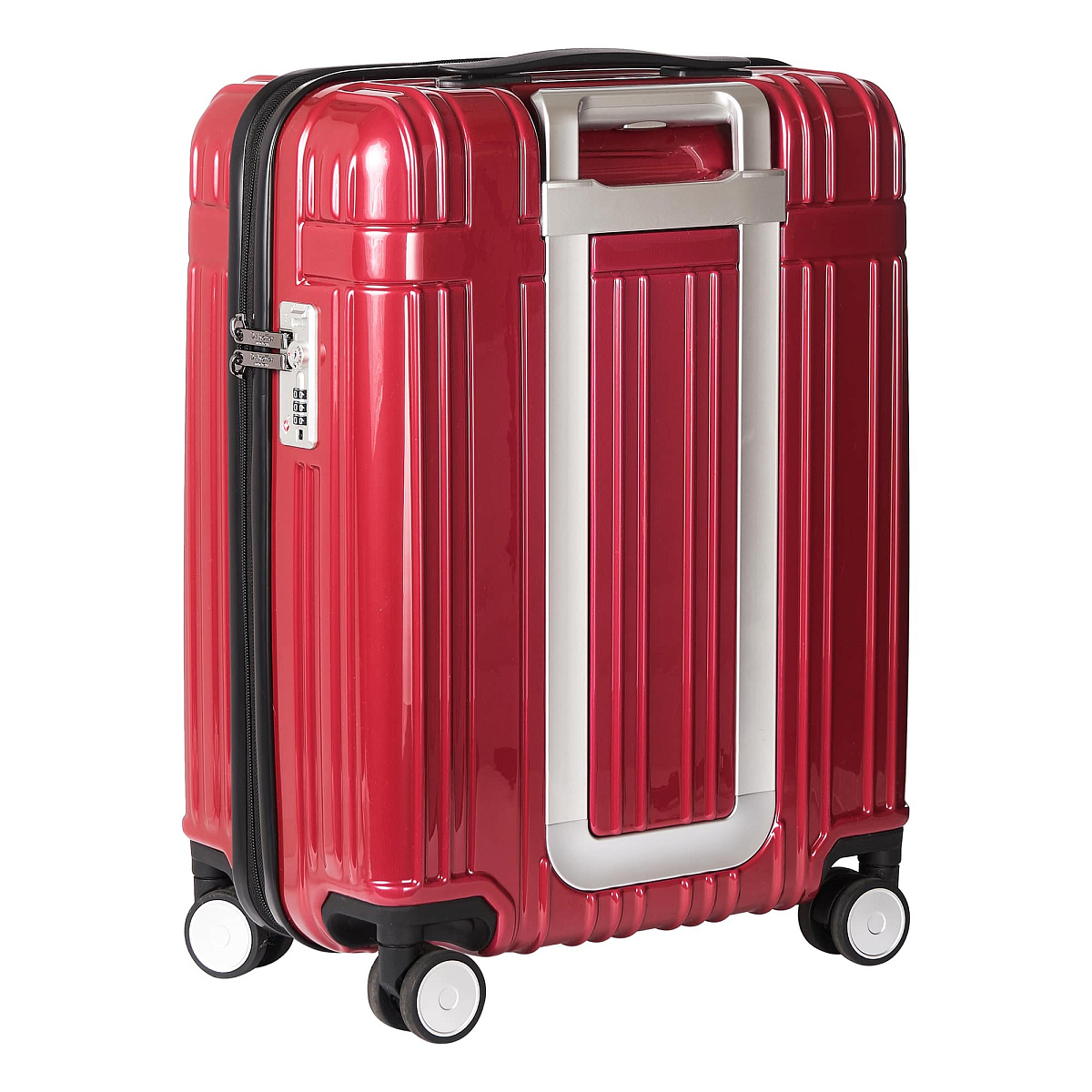 Чемодан на колесах S Dr.Koffer АБС (abs) пластик красный