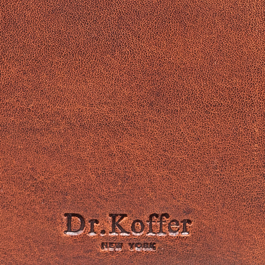 Кредитница Dr.Koffer из натуральной кожи коричневая