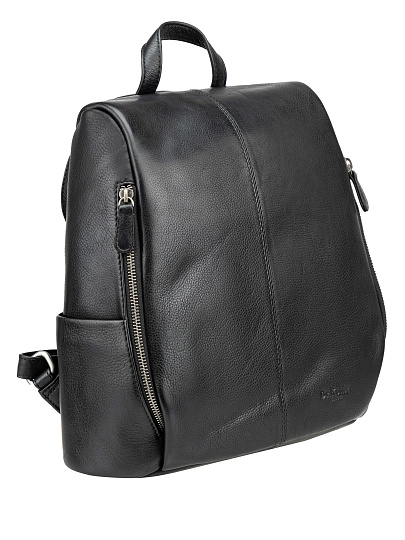 Сумка-рюкзак Dr. Koffer из натуральной кожи черная