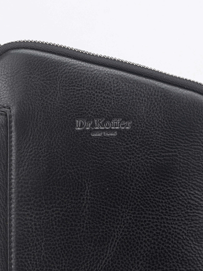 Рюкзак Dr. Koffer из натуральной кожи черный