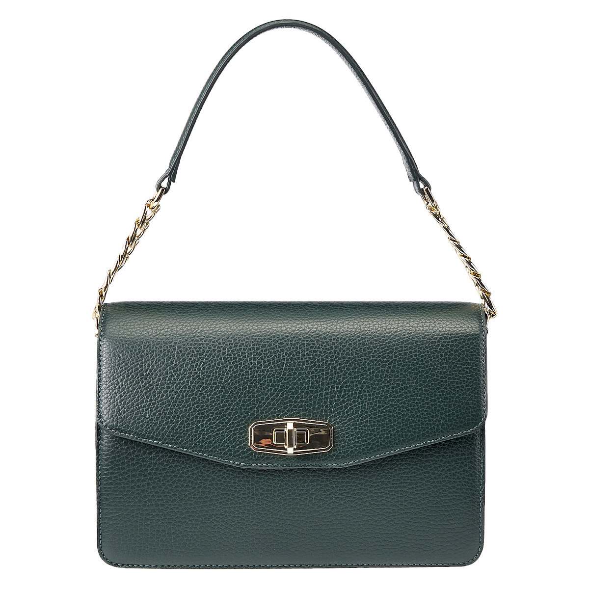 Женская сумка  Dr. Koffer из натуральной кожи зеленая