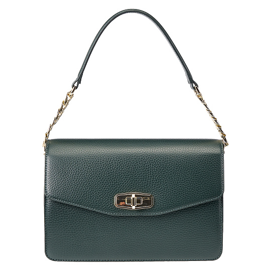 Женская сумка  Dr. Koffer из натуральной кожи зеленая