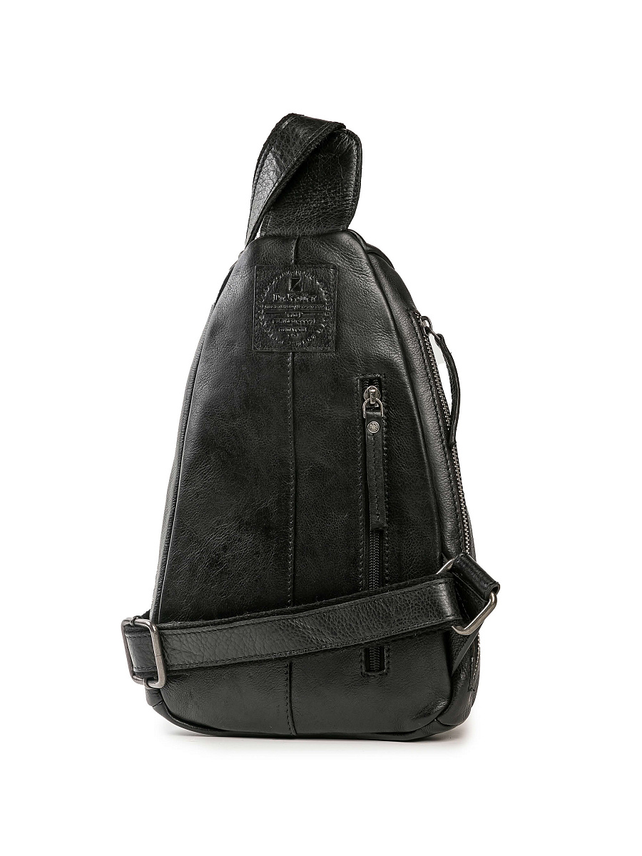 Рюкзак Dr.Koffer из натуральной кожи черный