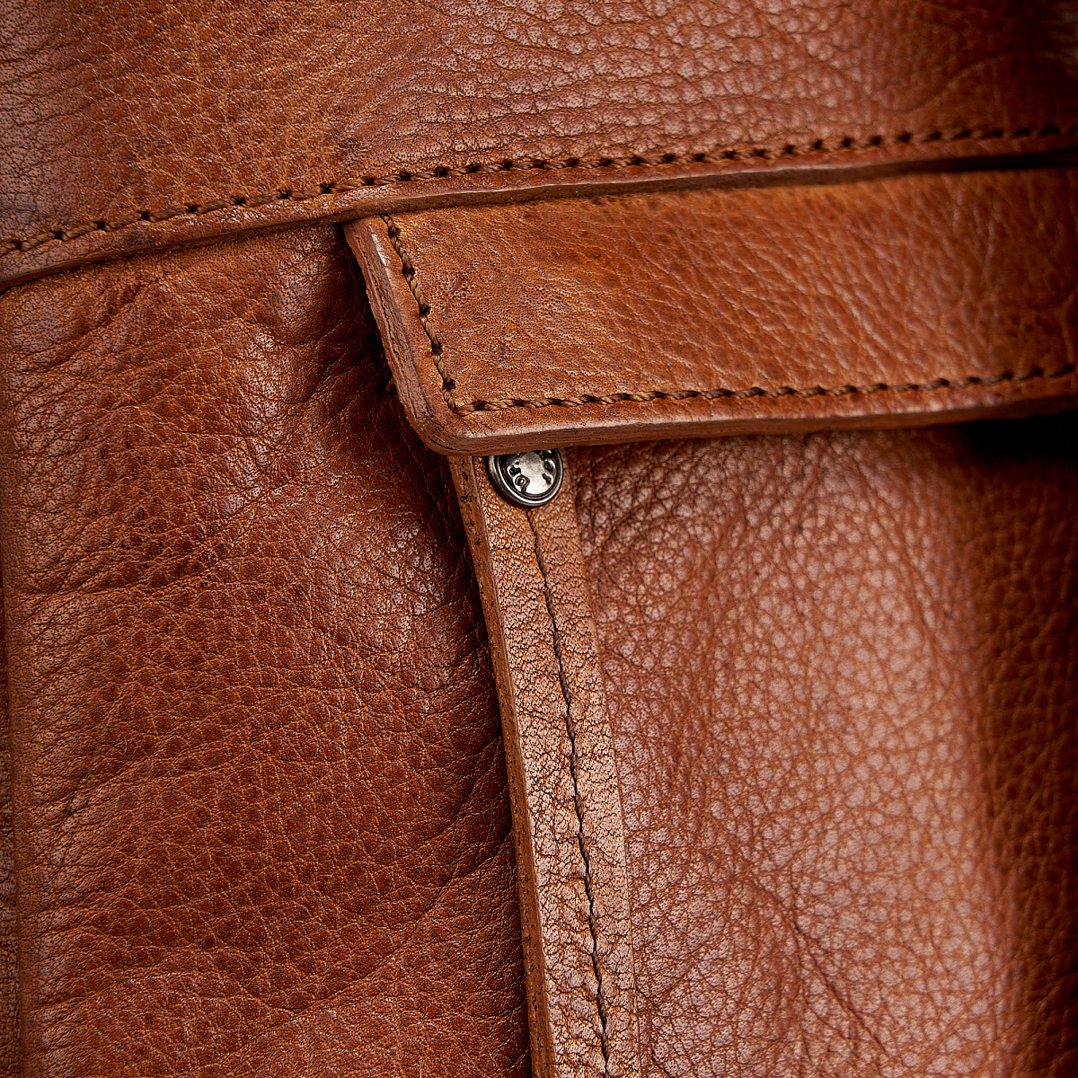 Рюкзак Dr.Koffer из натуральной кожи светло-коричневый