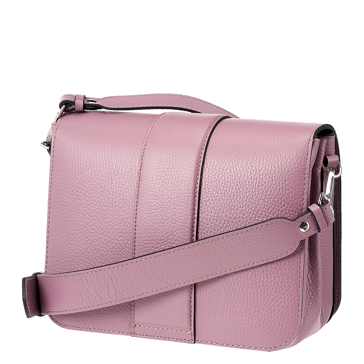 Женская сумка Dr. Koffer из натуральной кожи розовая