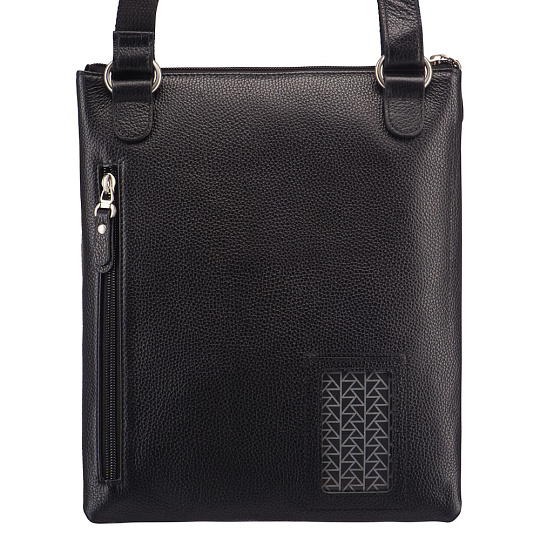 Сумка через плечо Dr.Koffer из натуральной кожи черная