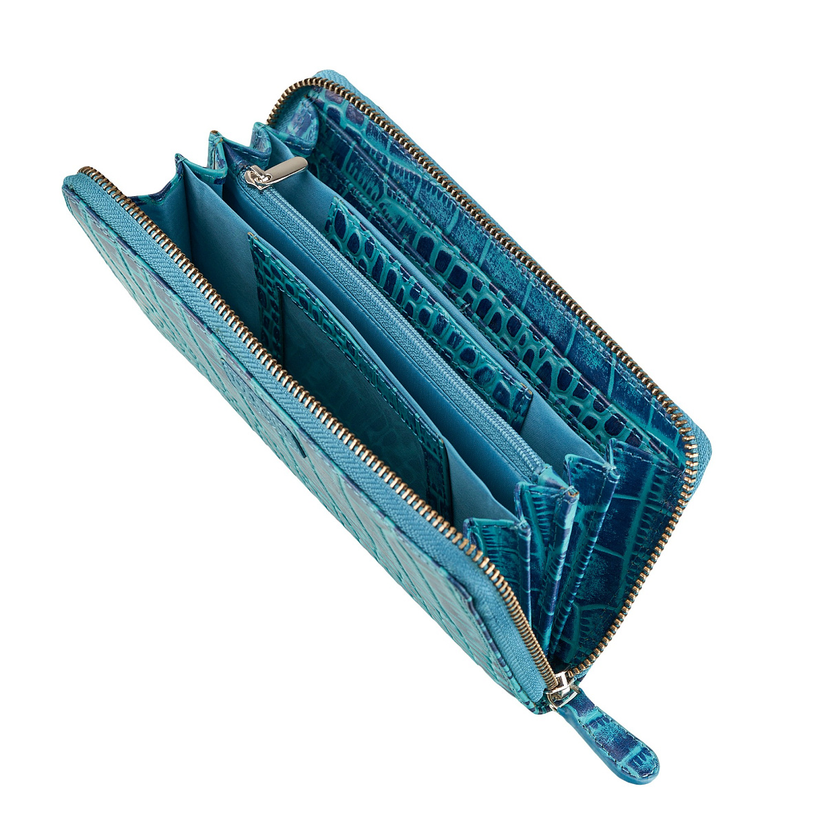 Портмоне Dr.Koffer из натуральной кожи синее