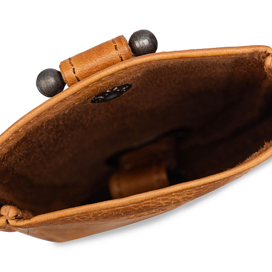 Ключница Dr.Koffer из натуральной кожи светло-коричневая