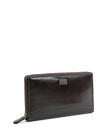 Портмоне Dr.Koffer из натуральной кожи коричневое