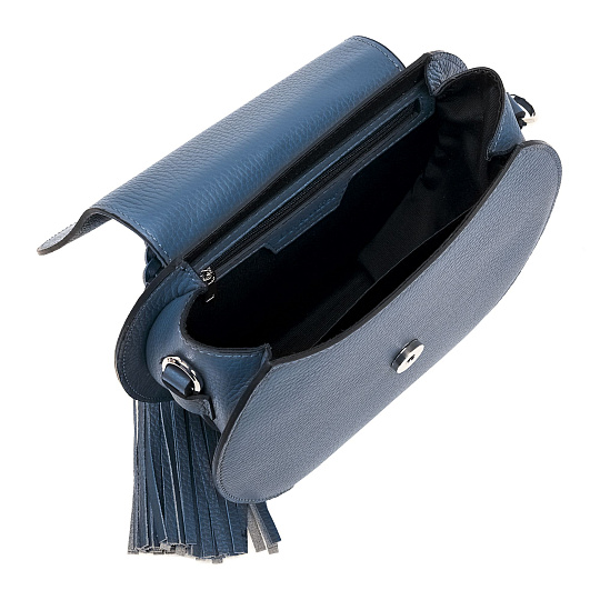 Женская сумка Dr. Koffer из натуральной кожи синяя