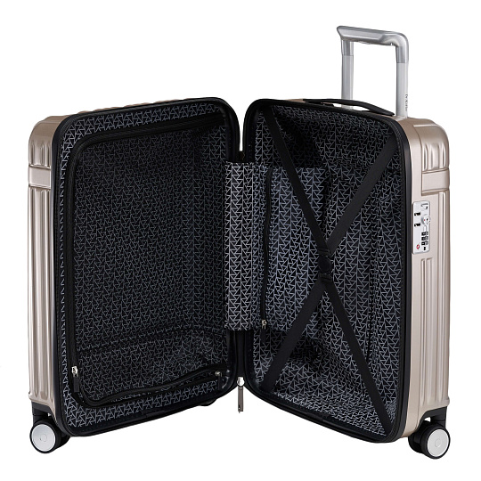 Чемодан на колесах S Dr.Koffer АБС (abs) пластик золото