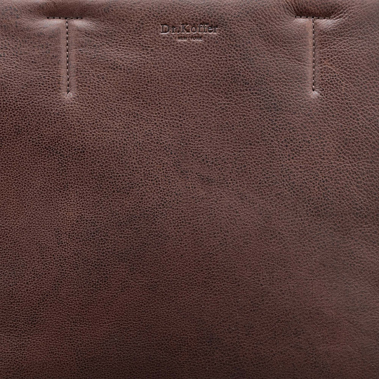 Женская сумка Dr.Koffer из натуральной кожи коричневая