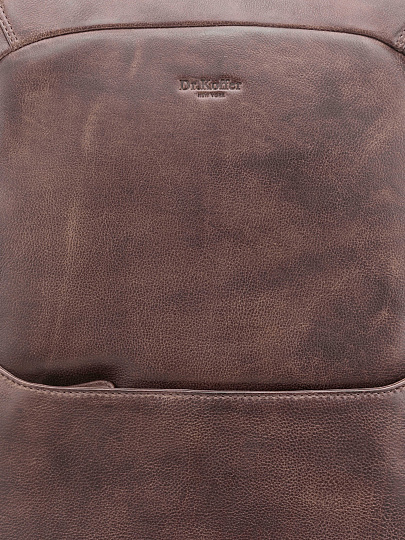 Рюкзак Dr. Koffer из натуральной кожи коричневый