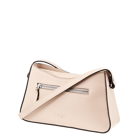 Женская сумка Dr. Koffer из натуральной кожи бежевая