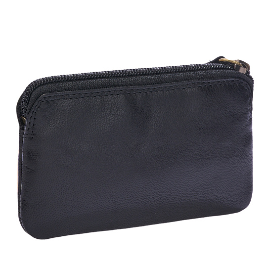 Ключница Dr.Koffer из натуральной кожи черная