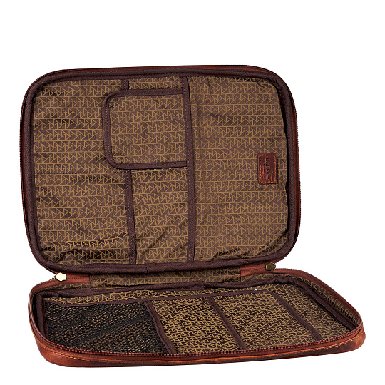 Папка для документов с ручкой Dr. Koffer из натуральной кожи