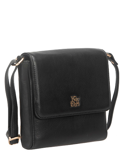 Женская сумка Dr. Koffer из натуральной кожи черная