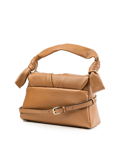 Женская сумка Dr.Koffer из натуральной кожи коричневая