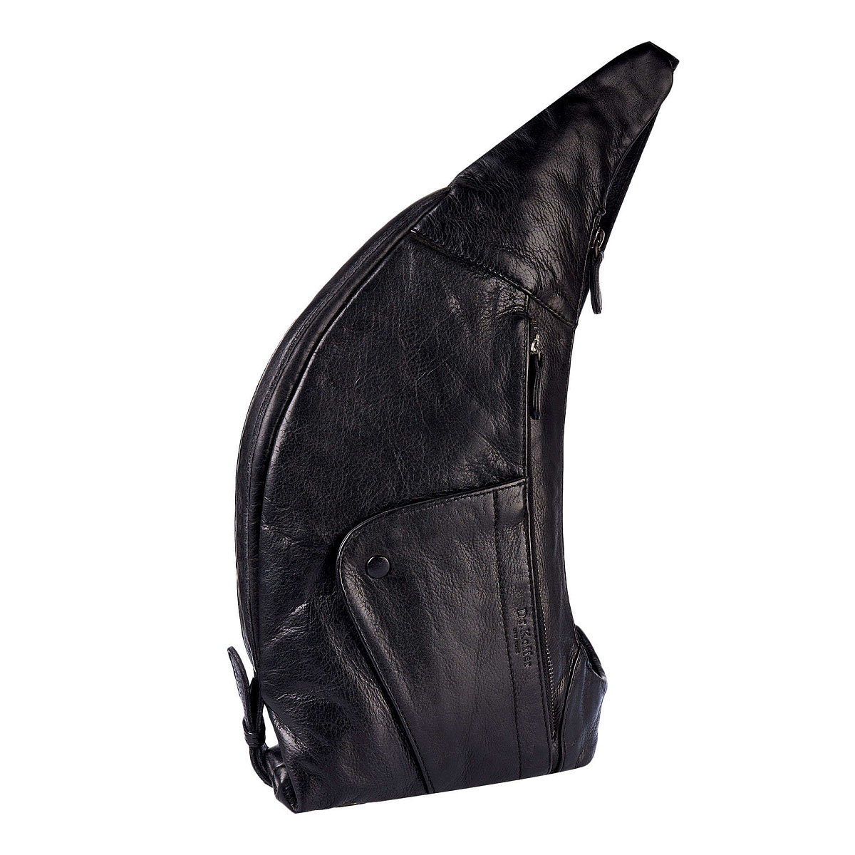 Рюкзак Dr.Koffer из натуральной кожи черный