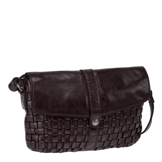 Сумка через плечо Dr.Koffer из натуральной кожи коричневая