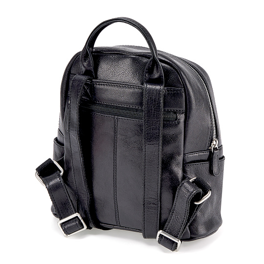 Рюкзак Dr.Koffer из натуральной кожи черный