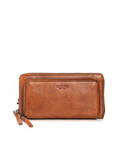 Портмоне Dr.Koffer из натуральной кожи светло-коричневое