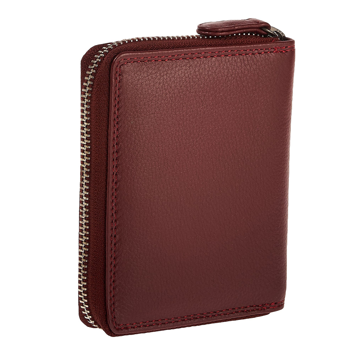 Портмоне Dr.Koffer из натуральной кожи бордовый