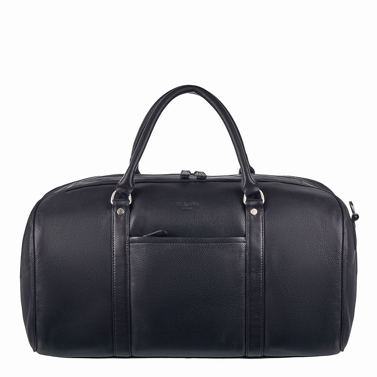 Сумка дорожная Dr.Koffer из натуральной кожи черная