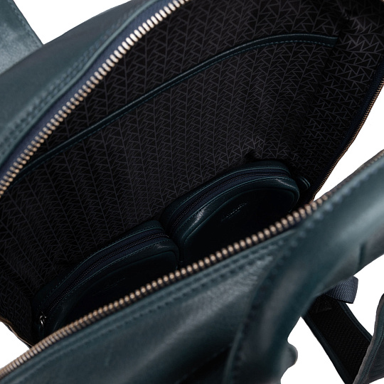 Рюкзак Dr.Koffer из натуральной кожи синий